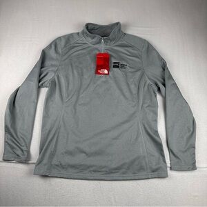 New! CDW North Face Womens 2XL Gray 1/4 Zip “People Who Get It” Office Casual